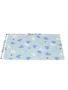 1pc Waterproof Pet Training Pad, Lightweight Anti-Slip, Suitable For Cats & Dogs, Quick-Drying Surface, Reusable & Washable, Fits Various Pet Sizes, All-Season Use