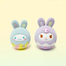 Miniso Sanrio Characters Rabbit Egg Surprise Blind Box Figurines, Adorable Rabbit Ear Design Paired With Classic Characters, Soft And Skin-Friendly Plush Material, Exquisite Details Showcasing Cuteness(1 PC Random Delivery) - Multicolor - View 5
