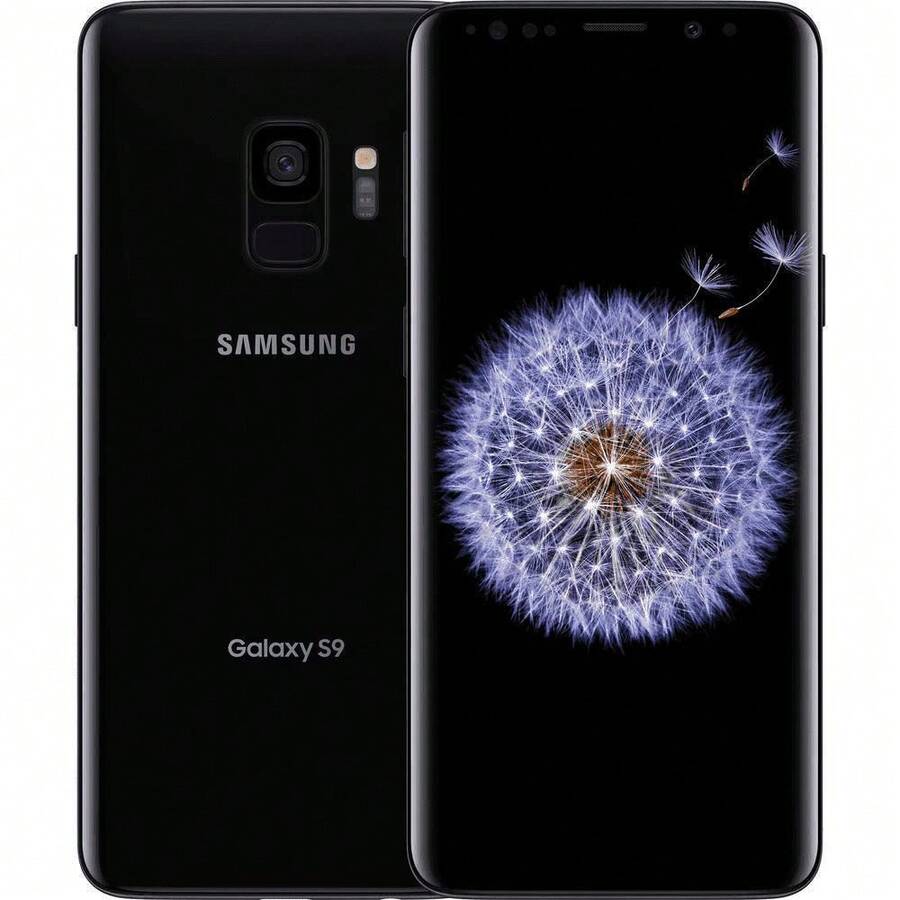 Samsung Galaxy S9 5.8" 64GB Unlocked Smartphone (Refurbished With Screen Burn) - Black - View 1