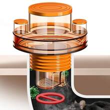 Desagüe de fregadero 3 en 1, desagüe de lavavajillas, tapón de sellado de filtro de agua, divisor anti-olores