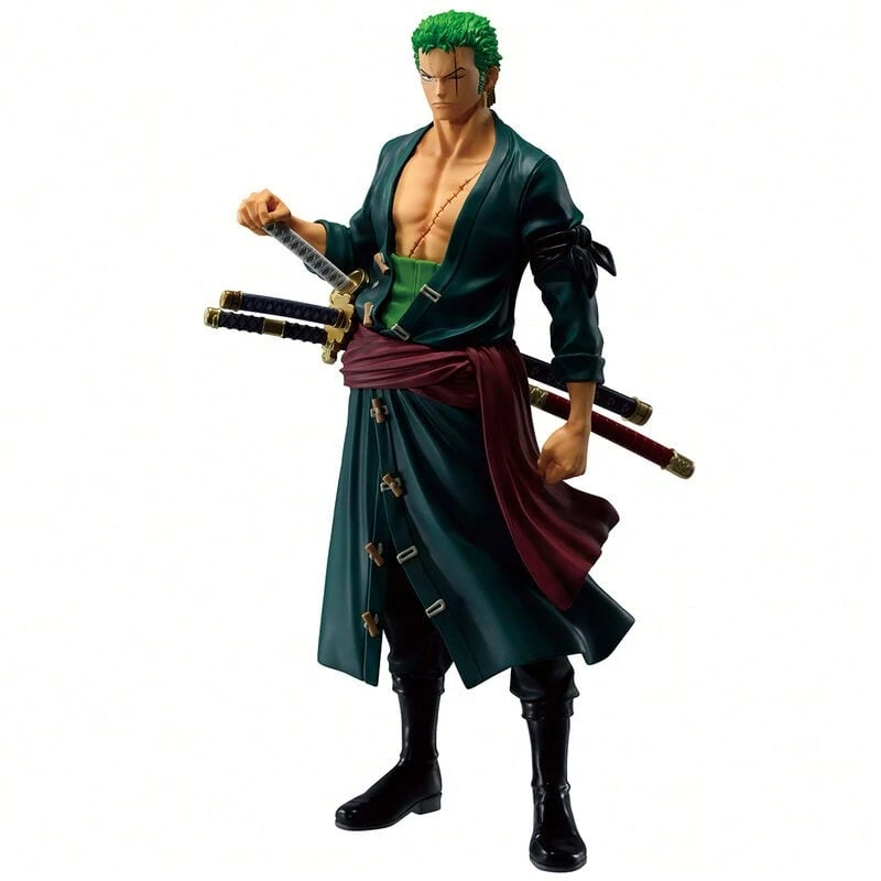 ICHIBANSHO 可動人偶羅羅諾亞·索隆 海賊王（超越試煉） 25 厘米 - IS68478 多色 - 收藏人偶 - 海賊王動漫迷的理想選擇。 - 墨綠色 - 查看 1