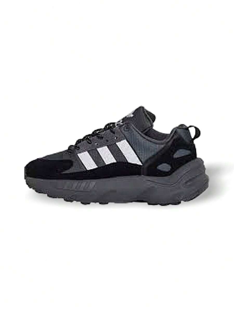 ZX22 Kids Sneakers Gym Casual Running Lightweight Cushioning Breathable Thick Sole Color Block Reflective Strip Logo Skin-Friendly Comfortable Easy To Match Daily Grey HQ6703 - grey - View 1