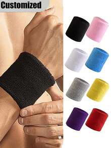 Unisex Customized Sports Sweatband - Moisture Wicking, Suitable For Tennis, Basketball, Running, Yoga, Gym, Workout And Other Sports