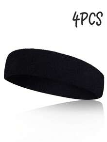 [ Customized Embroidery ] Men's And Women's Sports Straps, Sports Towels, Headband Suitable For Running, Cycling, Yoga, Spa, Basketball, Yoga, Dance, Fitness And Other Sports Activities. Elastic Sweat Absorbing Headband - Multicolor - View 13