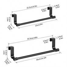 Steel Towel Rack, Wall Mounted Towel Bar, Space Saving Bathroom Storage Organizer, Towel Holder, Towel Rail - Multicolor - View 8