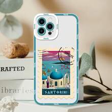 World City Ticket New York Paris Stamp Label Phone Case For Samsung Galaxy S21 S22 S23 S24 S25 S20 FE Plus Ultra 5G Clear Covers, Compatible With  17 Case,  17 Pro Case,  17 Pro Max Case - Modello CXS-K1132T8 - Visualizzare 3