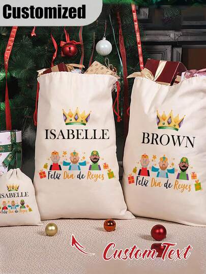 Personalized Gift Bag, Custom Named Three Kings Day Gift Bag, Must-Have Gift Bag