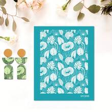 Stensil Sablon Tanah Liat Polimer dengan Pola Geometris/Kepingan Salju/Balon Udara Panas/Kucing Lucu, Cocok untuk Produksi Tanah Liat Polimer, Stensil Sablon Tanah Liat - MultiWarna - View 31