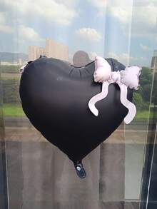 1/2 quả bóng bay hình trái tim có nơ, bóng bay nơ hình trái tim màu đen 22 inch, thích hợp để trang trí ngày lễ tình nhân, đám cưới, tiệc sinh nhật, kỷ niệm, trang trí cầu hôn, quà tặng bất ngờ, trang trí phông nền, trang trí tiệc chia tay cuộc sống độc thân - Nhiều màu - Xem 8