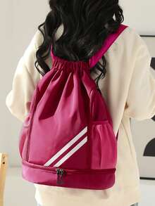 SEYATULLH Mochila multifuncional para mujer, mochila de viaje para gimnasio, yoga, running, al aire libre, casual, con cordón, bolso de hombro, bolso deportivo para deportes, fitness, ejercicio, gran capacidad, bolso de viaje para vacaciones para mujeres y hombres, bolso de gimnasio duradero, bolso de yoga