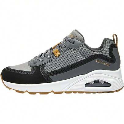 Skechers 女鞋透氣防滑緩震休閒百搭厚底氣墊運動鞋板鞋