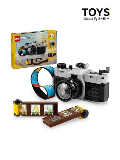 LEGO 31147 Creator Retro Camera Children Building Blocks Toy Set With 261pcs/Set, Valentine's Day Season, Birthday Gift For Boys And Girls Ages 8 Years+