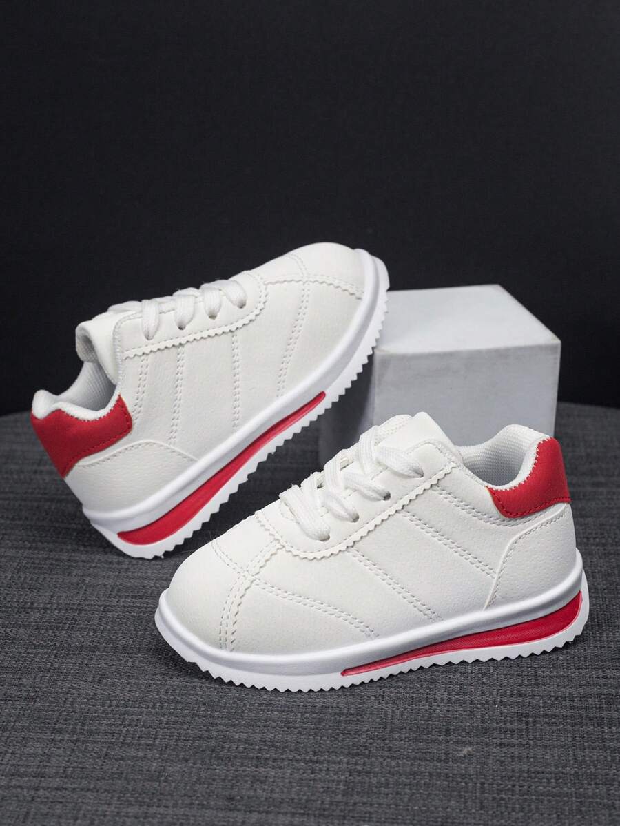 时尚休闲轻便舒适婴幼儿男女通用运动鞋 - 白色 - 查看 1