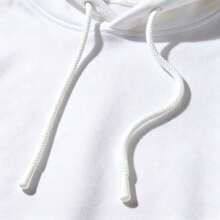 1pc Womens Saint Barth Beach  Themed Graphic Hoodie Regular Fit Drawstring Hooded Sweatshirt  Midweight Slightly Stretchy  Comfortable Fleece  Lined Casual Style For Spring  Summer Everyday Wear  Lounging - 白色 - 查看 6