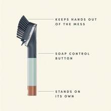 Scotch-Brite Brite by Varita de Cocina de edición Limitada sin ensuciar, Elegante y Elegante Cepillo de Platos con Mango dispensador de jabón(default) - Tipo 1 - Ver 4