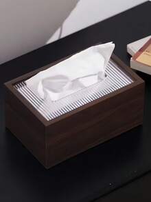 1 قطعة/2 قطعة علبة مناديل خشب الجوز الفاخرة، حامل مناديل بطراز كلاسيكي رجعي، موزع مناديل للحفلات. يأتي مع غطاء أكريليك قابل للانزلاق بخطوط، متين وطويل الأمد. للاستخدام في: المنزل، الحفلات، غرفة المعيشة، غرفة النوم، الحمام ومكتب المكتب. مثالي ل-: عيد الميلاد، ، الاستخدام اليومي، رأس السنة، عيد الحب والأعياد الوطنية.