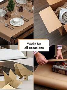 1 لفة ورق تغليف بني، لفة ورق كرافت مع حبل قنب، ورق تغليف للحفلات، ورق تغليف هدايا DIY، ورق تغليف بالزهور، ورق DIY يدوي؛ مناسب لهدايا أعياد الميلاد، هدايا الحفلات، تغليف الباقات، ديكورات الحفلات، ديكورات الزفاف، هالوين، عيد الميلاد، ، اليوم الوطني