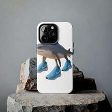 Funda de Curious George Monkey: Diseñada para la durabilidad, impulsada por la ternura, compatible con iPhone 11/12/13/14/15/16/17Pro, a prueba de golpes, diseño creativo pintado a mano, resistente al agua y a caídas, resistente a los arañazos - Negro - Ver 3