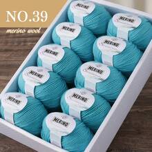 10件/套柔软竹纤维纱线 - 500克，透气舒适，适用于钩编、针织T恤、披肩、围巾、毛衣、夹克、帽子、开衫和配饰，适合春夏秋三季。手工必备 | 柔软顺滑的纱线 | 多种颜色组合可选 - 羊毛10團 - 查看 13