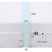 Adjustable Mattress Bridge Connector With Foam Gap Filler For Twin To King Bed Conversion Matching Fastening Straps For Stayover And Family Room Use 3x75 Ensures Stable And Seamless Sleep Surface Across Multiple Bed Configurations - Blue - View 3
