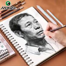 Marie's 12B/14B/16B Lápices de artista Marie, hechos con un núcleo de grafito de carbón negro denso, set de 12 lápices mate, suministros de arte profesionales adecuados para dibujar, pintar, colorear. Adecuado para estudiantes, entusiastas del arte, profesionales y artesanos.