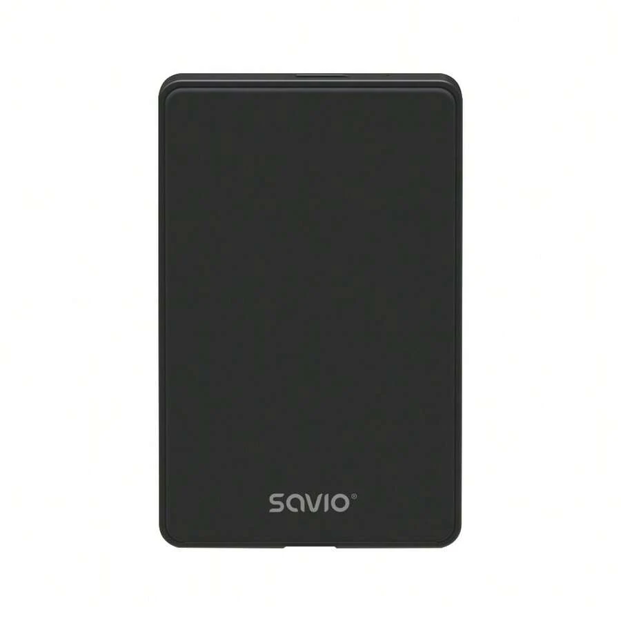 Savio SAVAK-73 外接硬碟盒 HDD/SSD 盒 黑色 2.5 英寸 - 黑色 - 查看 1