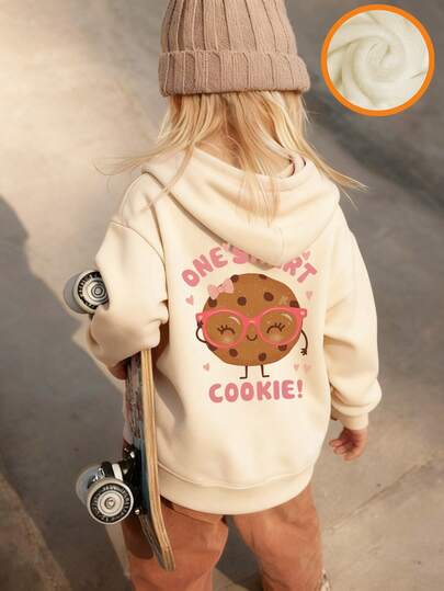 Young Girl Casual Comfortable Loose Thick Knitted Pullover Hooded Sweatshirt