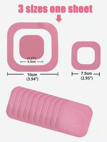 30 片装方形浴缸踏板防滑贴纸，防滑浴缸贴纸，浴缸贴纸，粘性贴花，适用于浴缸淋浴、泳池、船只、楼梯