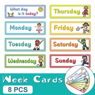 英语教室装饰角；幼儿园环境营造海报；教室每周闪卡