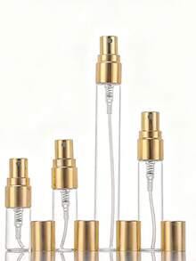 2/3/5/10ML Portable Refillable Perfume Spray Bottle, Mini Perfume Refillable Spray, Cosmetic Essence Essence Water Storage Container, Spray Perfume Bottle Gold Lid, Perfume Spray Pump Box, Mini Pocket Wallet Perfume Spray, Refillable Perfume Dispenser Pump Transfer Tool Use - Multicolor - View 3