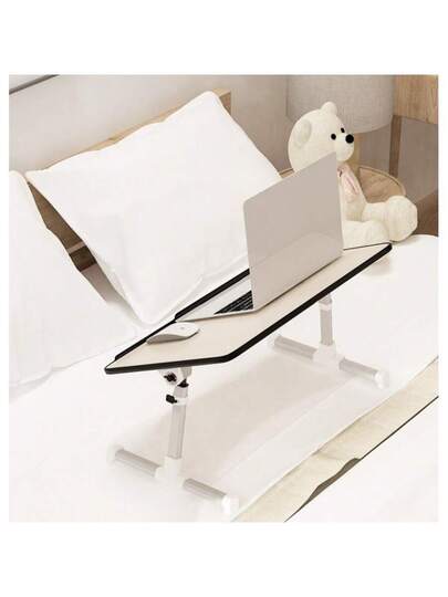 Folding Bedside Small Desk, Adjustable Angle Study Home Tafel Board Bureau Reading St Lazy Person Dormitory Bedroom Table, Student Notebook Holder Book Gadget, Sofa view 3