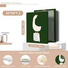 1 pieza Póster divertido de pato para el baño: Decoración humorística para el inodoro, adecuado para la decoración del hogar, la decoración de la habitación, la decoración del dormitorio, la decoración de la sala de estar, la decoración del baño, la decoración de la pared, arte de pared opcional con marco - Multicolor - Ver 18