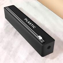 1 pièce Distributeur de film étirable de cuisine, boîte de découpe de film étirable, support de coupe de sac fraîcheur, support de stockage de sac poubelle et sac plastique, pratique et rapide pour la cuisine - Multicolore - Voir 20