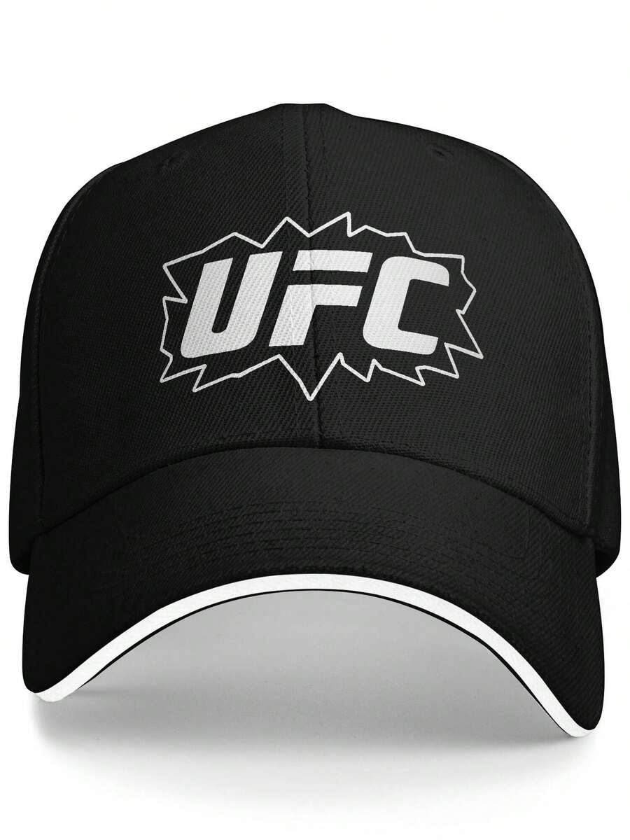 UFC Ultimate Fighting Championship (1) Casual Trucker Sandwich Baseball Cap In Black For Men Hat - màu đen - Xem 1