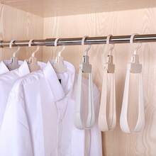 1pc Folding Hanger - Telescopic Clothes Hanger With Wide Shoulders, Portable Travel/Lbusiness Trip Drying Hanger, Wrinkle-Free Clothes Hanger - Multicolor - View 2