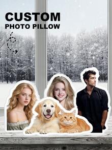 Customized Fun Throw Pillows, Humorous Couple Photos Throw Pillows, Personalized Throw Pillows With Photos, Warm And Comfortable, Suitable For Various Occasions, Unique And Interesting Family Gifts, Christmas Gifts, Valentine's Day Gifts, Male Gifts, Anniversary Gifts - Upload Picture Customization - View 6