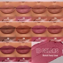Pudaier Waterproof Lip Gloss – Smudge-Proof, Non-Sticky, Transfer-Resistant, Long-Lasting, Easy To Apply, Matte Lip Gloss - #05 - View 3