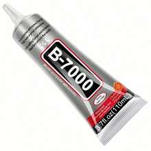 Pegamento de cristal transparente B-7000, 15ml/25ml/50ml/100ml, adecuado para ropa, zapatos, textiles; Pegamento de joyería B7000, adhesivo de alta viscosidad para manualidades, adecuado para reparación de pantallas de teléfonos, joyería, gemas, arte de metal, vidrio, gemas de cristal, etc.