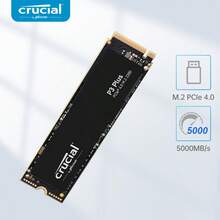 Crucial P3 Plus Intemal Solid State Drive, PcieGen4 Nvme M.2 Interface, Up To 4700mb/S ReadingSpeed, Laptop & Desktop Us - Black - View 1