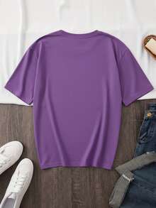 Women T-Shirts - Purple - View 2