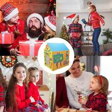 Besoner Casa de Campaña para Niños - Tienda de Campaña para Niños de Juguete Plegable con Luces, Parque Infantil Interior y Exterior de Gran Capacidad, Regalos de Navidad para niños(School) - 1 - Ver 7