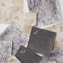 50pcs Foldable Paper Cat Desktop Decor, Suitable For Office Party Gifts, Christmas Decorations, Cat Lover Gifts, Holiday Decorations, Fun Desktop Decor, Handmade Style, Stacking Cats, Decorations, Office Workers, Party Planners - Multicolor - View 5