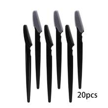 5/10/20/30/40/66件套不锈钢面部毛发修剪器套装，带安全防护罩，男女通用 - 多功能脱毛套装，适用于身体、面部、比基尼区域 - 眉毛精准修整工具 - 彩色 - 查看 32