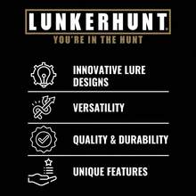 Lunkerhunt Serie Rana Lunker, 6.3 cm, señuelo de Pesca Estilo té Verde - Sapo de Texas - Ver 4