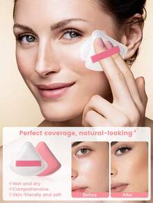 27 Stücke Prep-To-Apply Make-up Werkzeug-Set: 12 Stücke samtig-weiche Pinsel, 3 Stücke Blending Schwämme, 3 Stücke Mini Schwämme, 3 Stücke puschelige Watte-Zuckerwatte Puder, 3 Stücke Mini Luftkissen, 1 Stück Haarband, 2 Stücke Handschalen Riemen - ideal für Schminktisch & Reisen. 6/12/15/27 Stücke, Pinselset, Make-up Pinsel Set, Make-up Pinsel, Komplettes Make-up Set, Make-up Pinselset, Komplettes Make-up Kit, Pinselset, Make-up Pinselset, Make-up Geschenkset