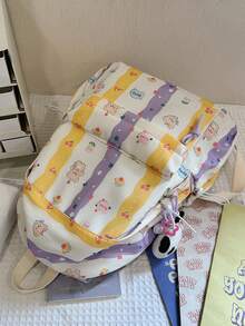 Cute Backpack, Casual Travel Mini Backpack For Girls - Purple - View 7