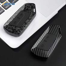 Carbon Fiber Texture ABS Car Key Shell Protective Cover For Golf 8 ID.3 ID.4, Octavia A8 MK4 MK8 (2022/2021) And GTI R - G Model - View 2