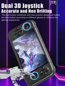 1pc New Open-Source Handheld Game Console With 15,000 Built-In Classic Games And 25 Emulators For PSP, GBA, And FC. A Portable 5-Inch Horizontal Screen Handheld Game Console That Supports Two-Player TV Battles With Dual Joysticks. A Nostalgic, Retro, High-Performance Arcade Game With Lighting And Archiving Capabilities. A Great Holiday Or Birthday Gift. - 彩色 - 查看 4