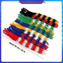 Durable Multipurpose Tennis Ball Storage Bag, Suitable For Basketball, Soccer, Volleyball And Football - Thick, High-Quality, Blue/Yellow/White Design With Reinforced Stitching And Handles, Versatile Sports Bag | Vibrant Mesh Bag | Sturdy Handles - Red and Blue Bold Mesh Bag - View 6