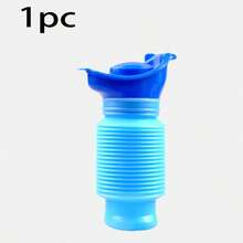 1 件男女便携式折叠小便池 - 防漏，易于携带，非常适合露营、长途驾驶、户外活动 - 耐用 ABS 材质，紧凑的储物袋设计